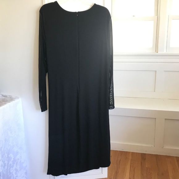 REBEL WILSON X ANGELS Surplice Wrap Midi Dress Black Women’s Plus Size 3X - Picture 10 of 16